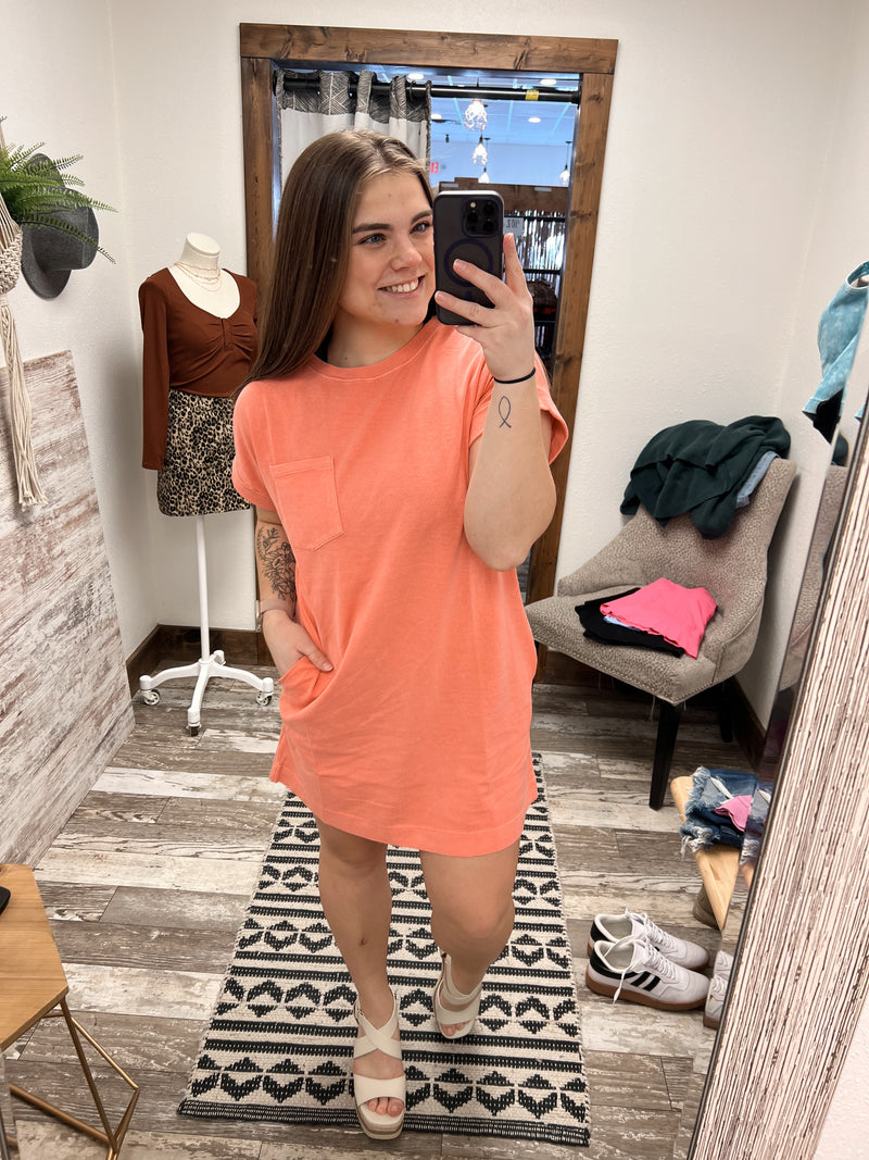 Coralynn Mini T-shirt Dress