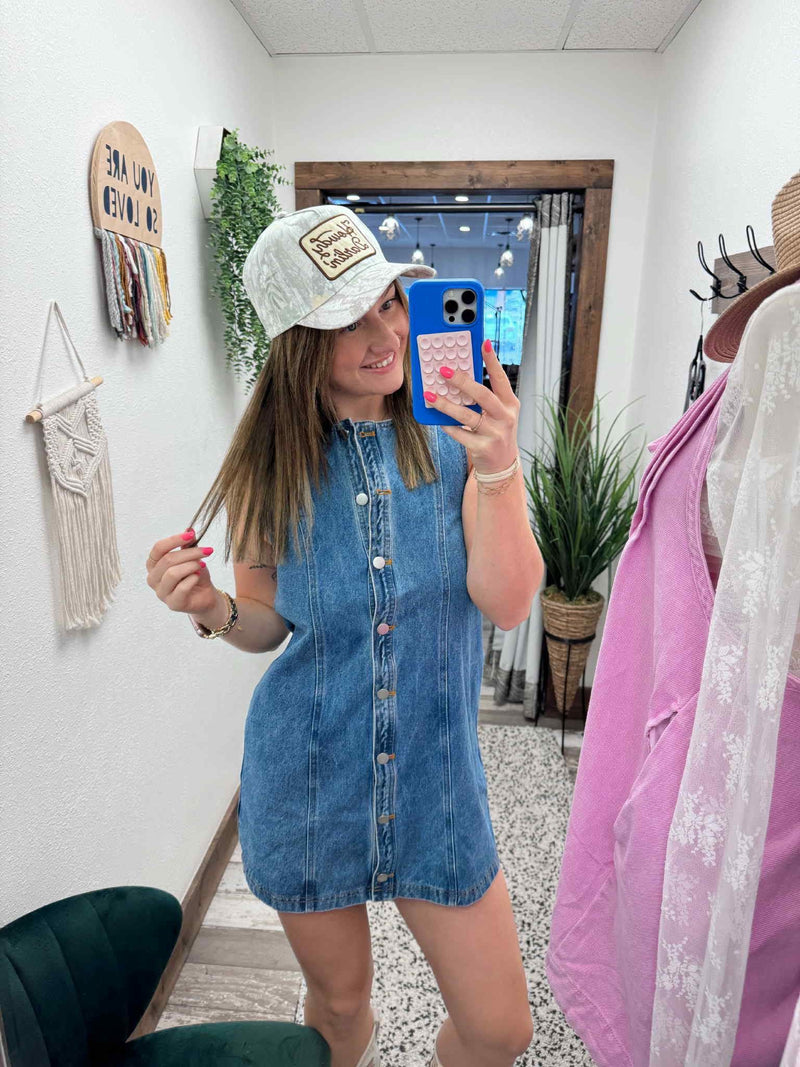 Denim A-Line Dress
