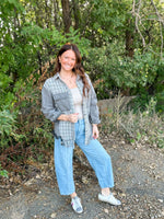 Tweed Mixed Denim Jacket