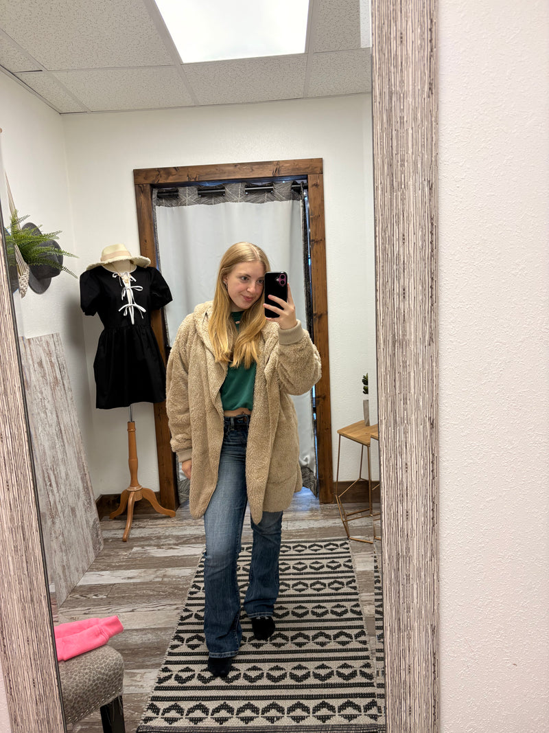 Abby Sherpa Hooded Jacket