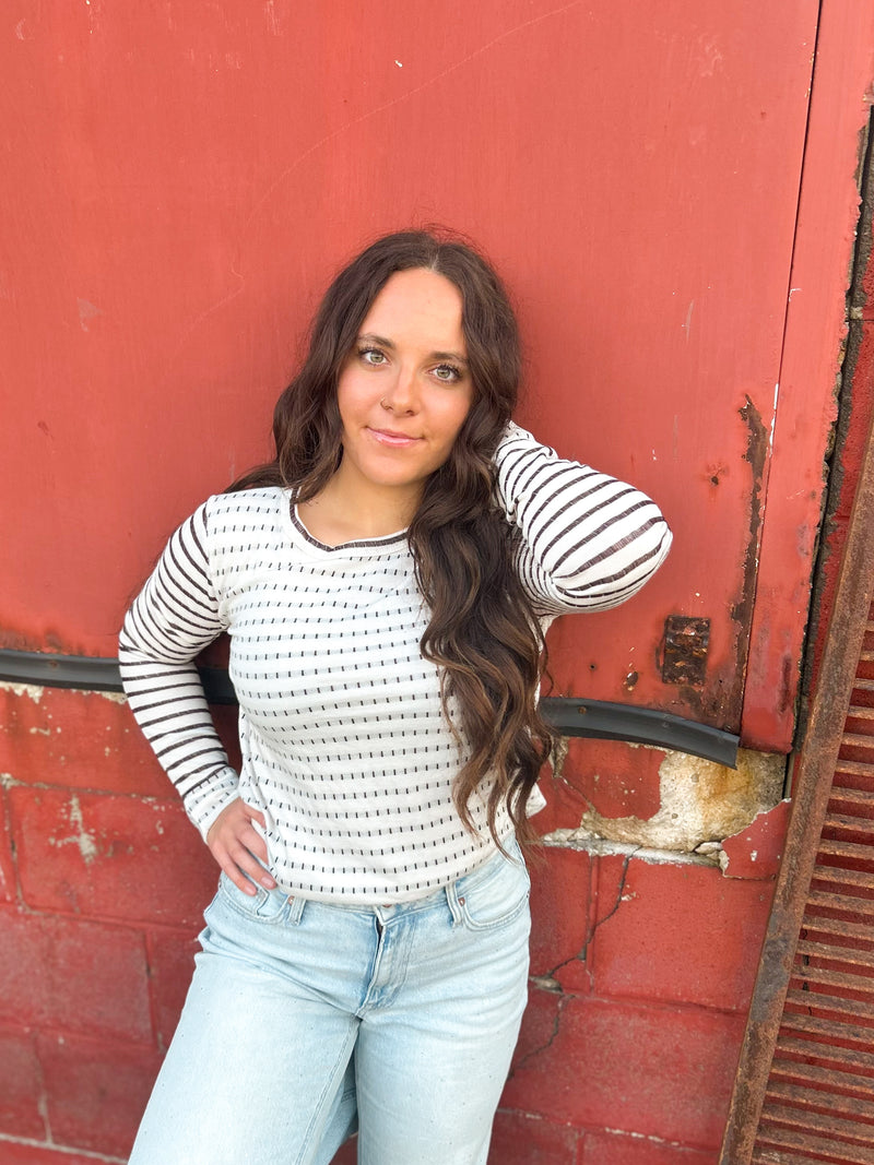 Sonya Striped Lightweight Sweater