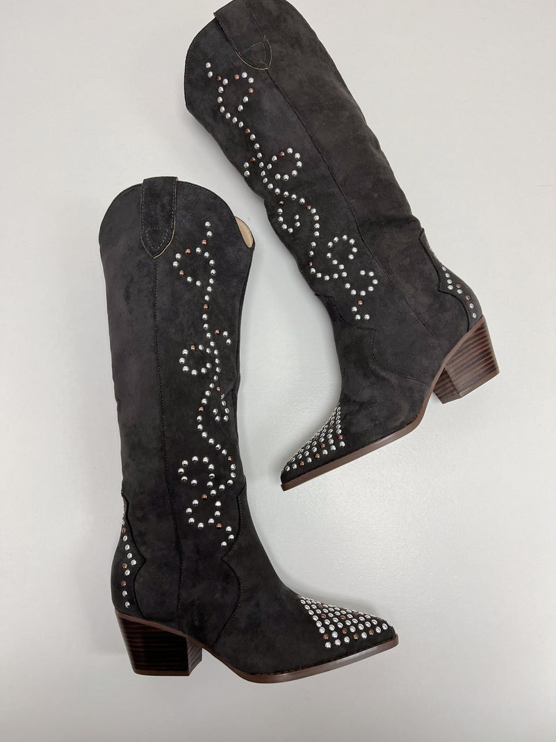 Phoenix Studded Cowboy Boots
