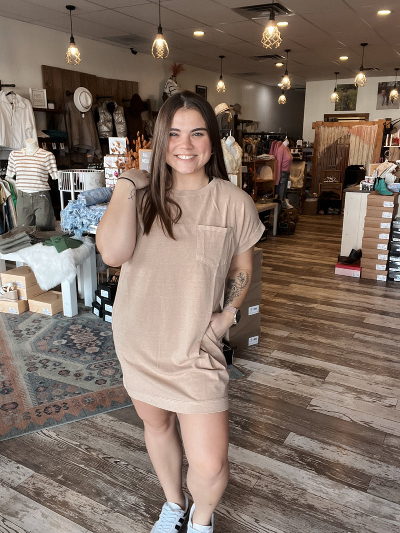 Coralynn Mini T-shirt Dress