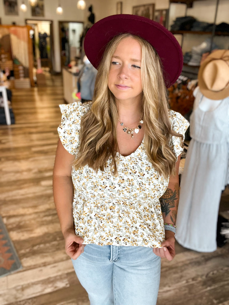 Nash Floral Smocked Blouse