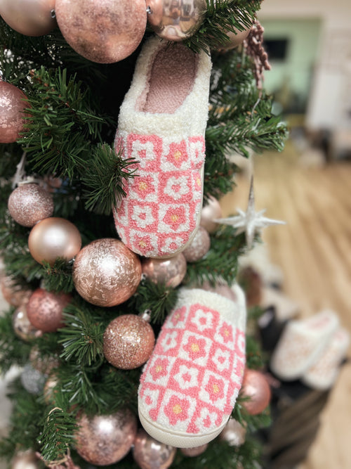 Floral Cozy Slippers