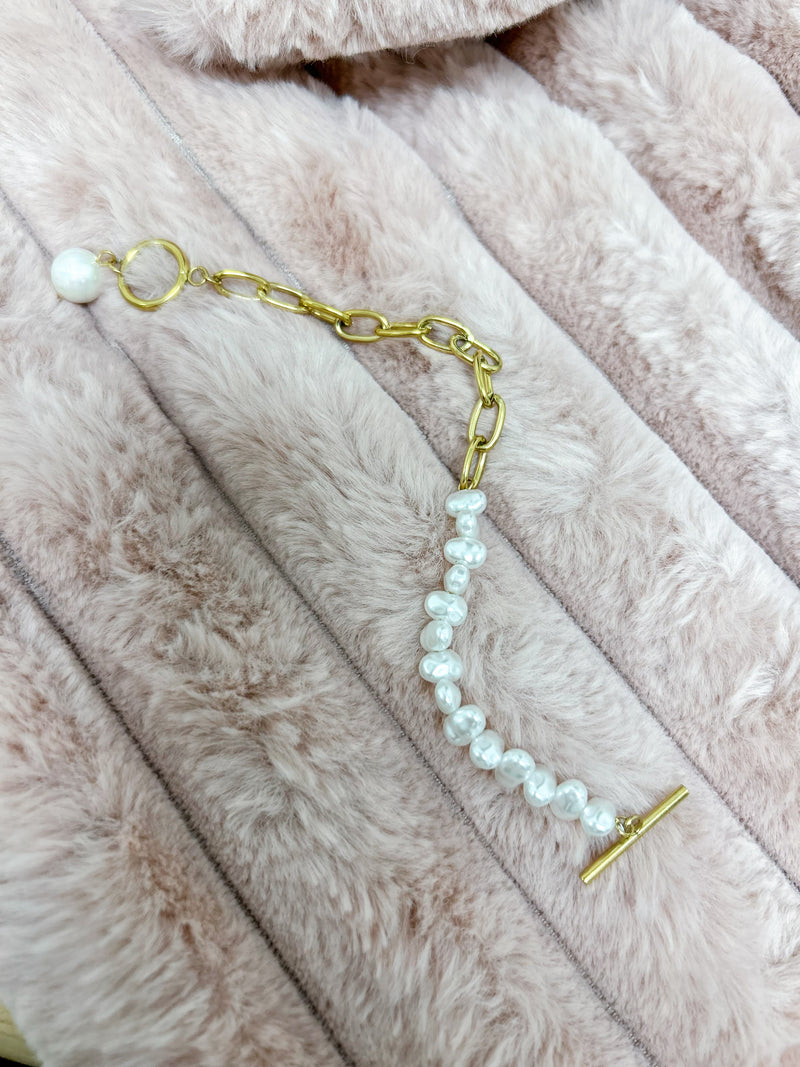 Non Tarnish Pearl Bracelet