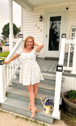 Sweet Magnolia Hook and Eye Floral Dress
