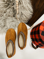 Faux Fur Platform Slippers