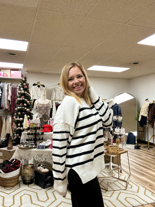 Allie Striped Sweater