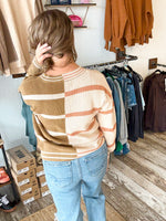 Mercy Striped Colorblock Sweater
