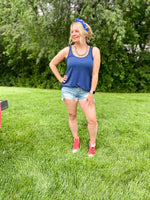 Rounded Hemline Tank Top