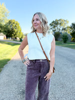Mia Side Tie Sweater Tank