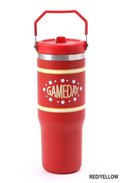 Game Day 30 Oz Stainless Steel Tumbler