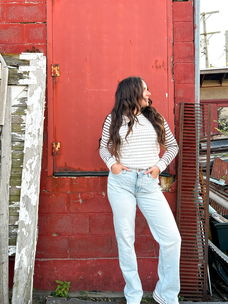 Sonya Striped Lightweight Sweater