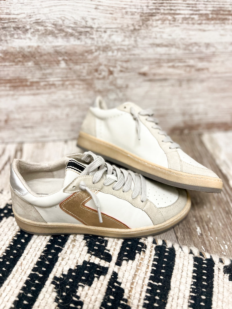 Salma Gold Detailed Sneakers