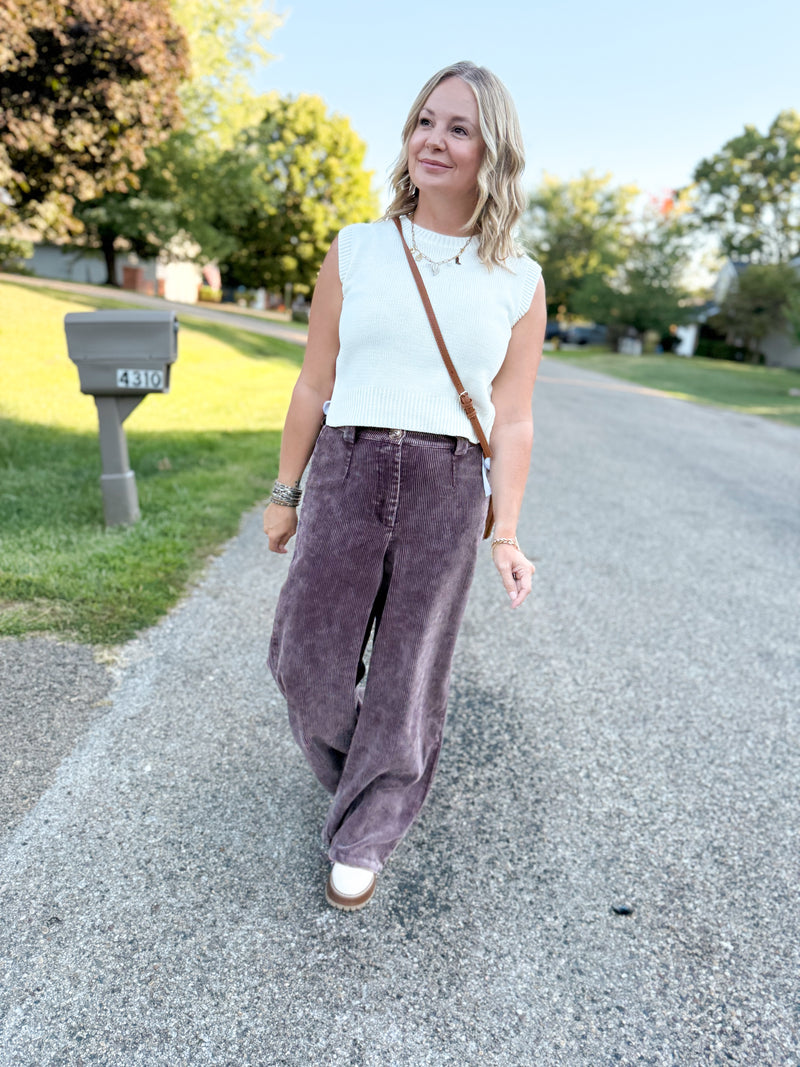 Corduroy Trouser Pants
