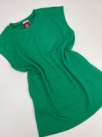 entro sport t-shirt dress in green