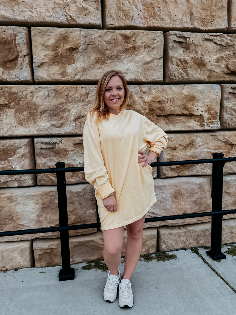 Sweatshirt Tunic Dress