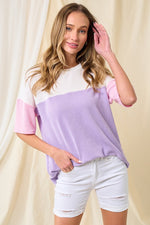 Calling Your Name Colorblock Tee