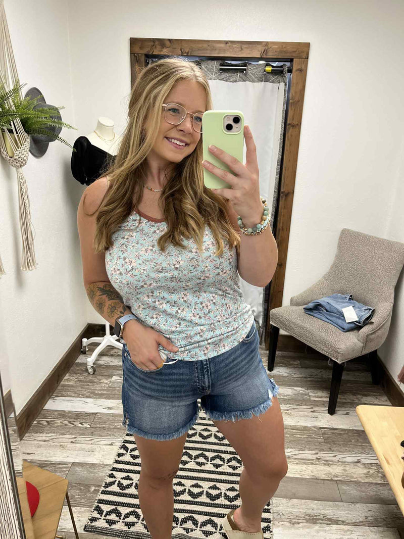 Laney Floral Print Tank Top