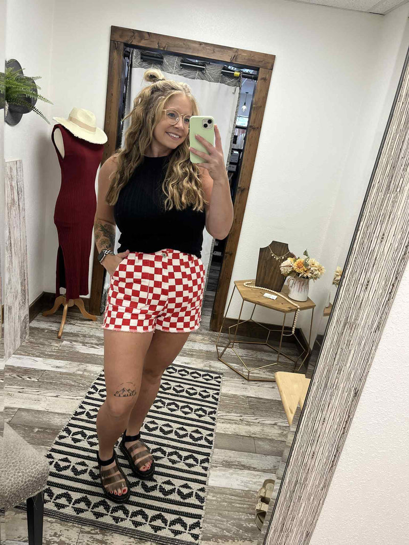 Checkered Shorts