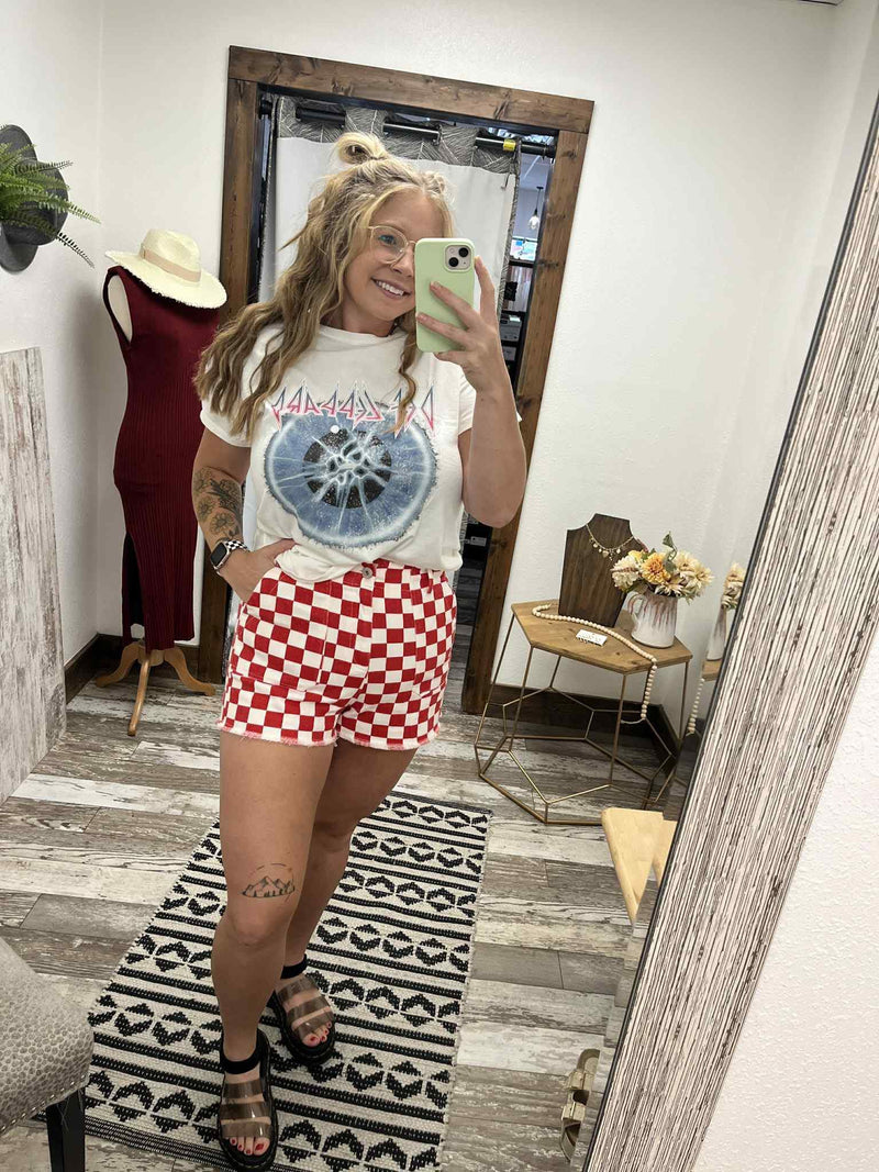 Checkered Shorts