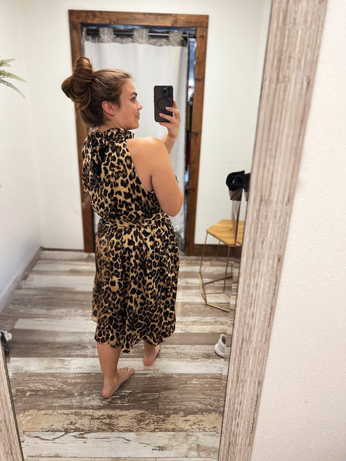 Living on the Edge Halter Dress