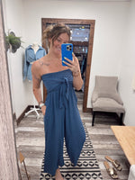 Front Tie Jumpsuits