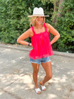 Cynthia Tulle Tank Top