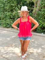 Cynthia Tulle Tank Top