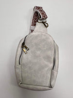grey crossbody bag 