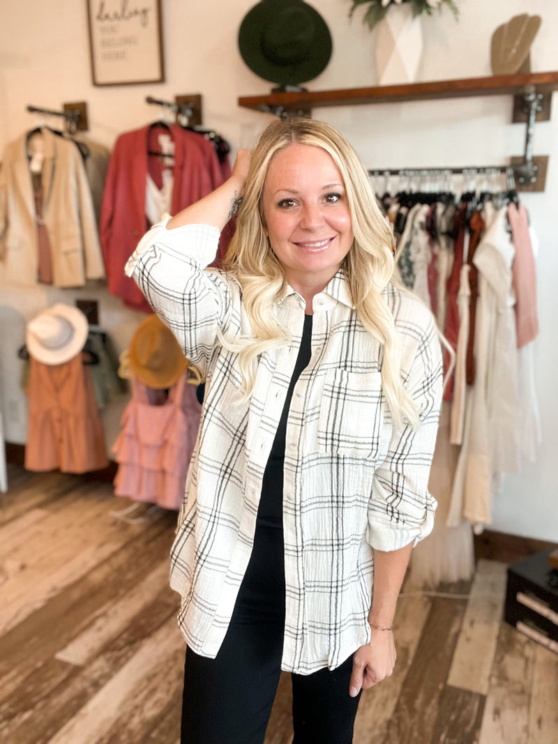 London Long Sleeve Plaid Shirt