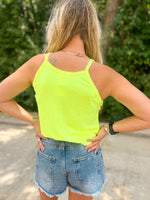 French Terry Knit Ruffled Top
