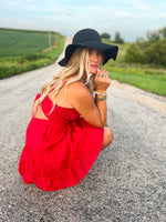 Lace Mini Skater Swing Dress
