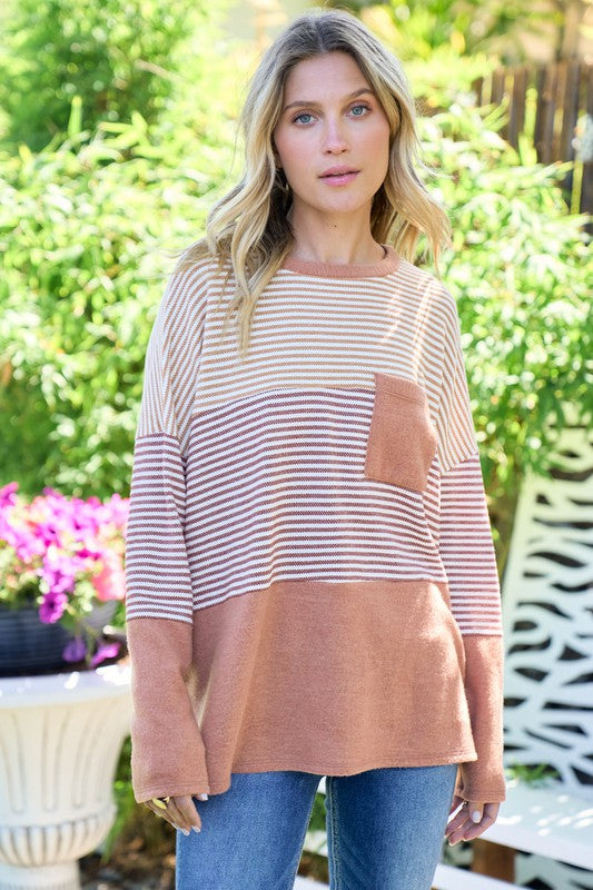Hailey Colorblock Knit Tunic