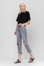 Vida High Rise Mom Jean