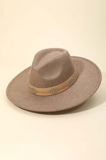 Metallic Strap Cowboy Hat