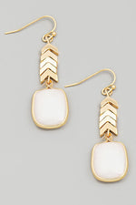 Semi Precious Stone Earrings
