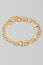gold bracelet chain set 