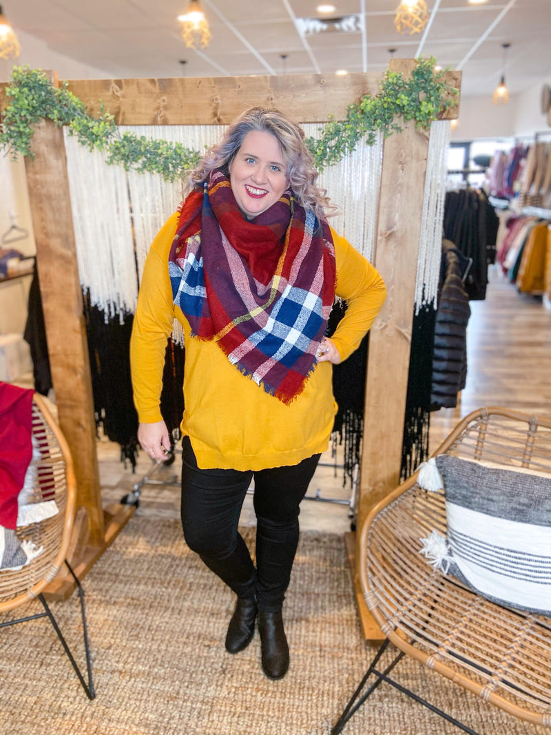 Curvy Lightweight V Sweater