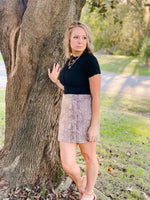 Darcy Snake Skin Skirt