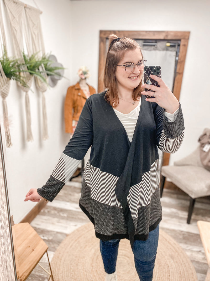 Cascading Lightweight Cardigan