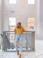 Field of Flowers Crop Sweater
