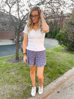 Poppy Button Down Knit Blouse