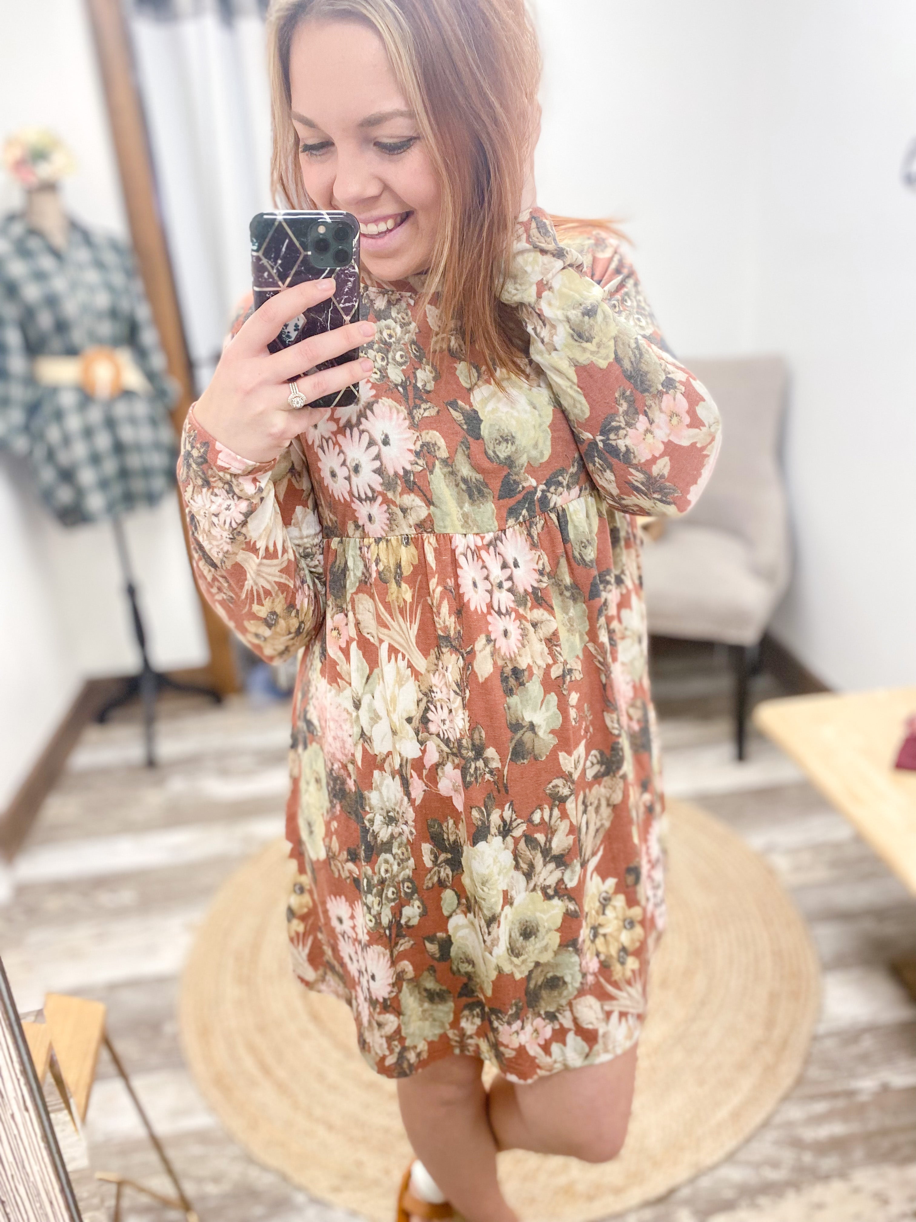 Floral Babydoll Dress – Trendsetters Fashion Boutique