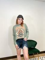 Nashville Tour Graphic Crop Sweatshirt