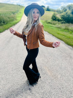 Cristy Vegan Leather Moto Jacket