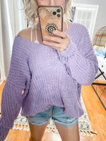 Tawny V-neck Chenille Sweater - Trendsetters Fashion Boutique