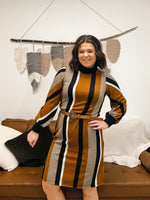 River Colorblock Sweater Maxi Dress