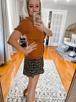 Poppy Button Down Knit Blouse